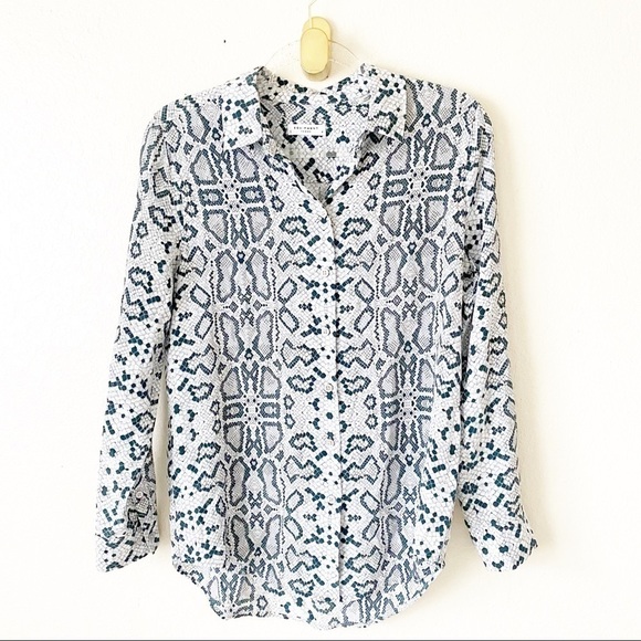 Equipment Essential Python Print Silk Shirt size small - Picture 7 of 16